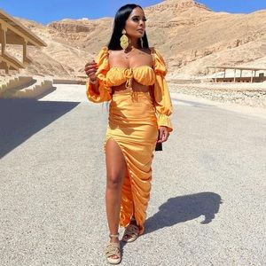 PLT Orange Two piece.